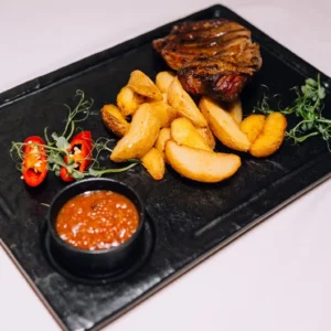 Grilled pork neck