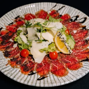 Beef carpaccio