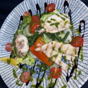 Grilled calamari