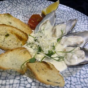 Mussels in white wine