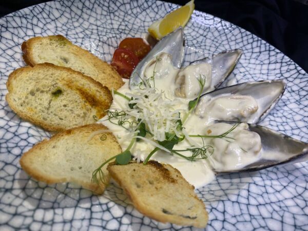 Mussels in white wine