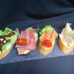 Bruschetta, set of 4