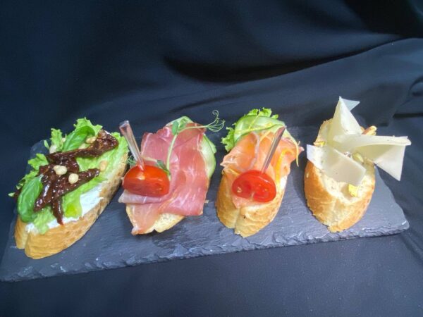 Bruschetta, set of 4