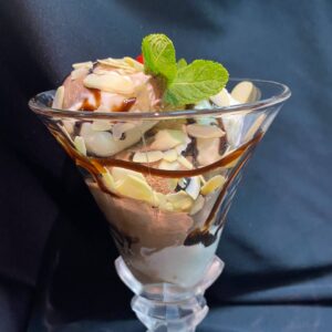 "Black & White" ice cream