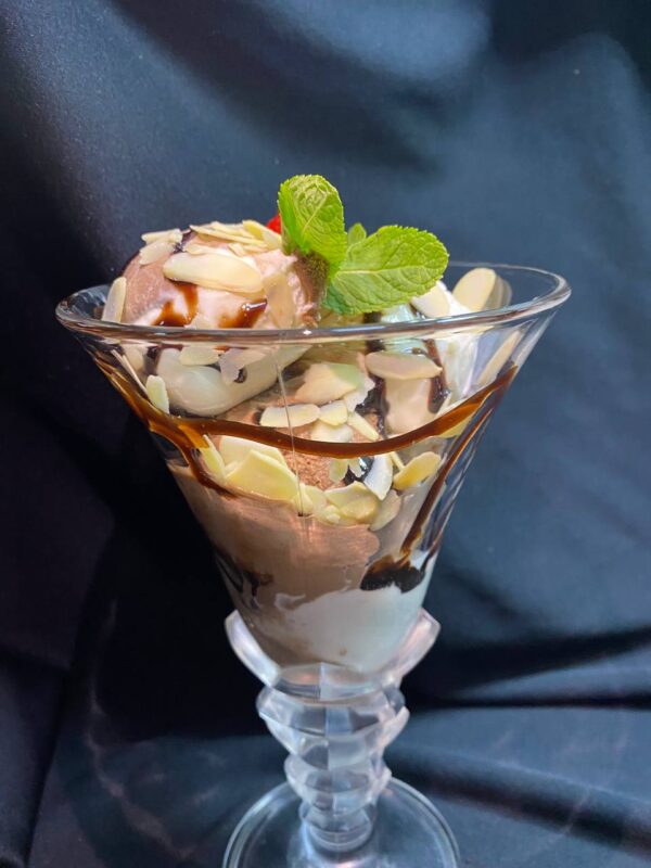 "Black & White" ice cream